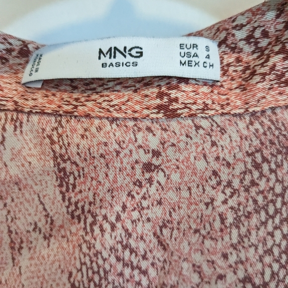 Mango Snakeskin Blouse - Picture 2 of 2